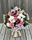 Букет цветов из: Альстромерии, Гвоздики, Розы и Хризантемы в Шарыпово