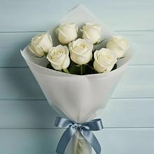 Букет 7 Белых роз Эдлесс Лав #REPLACE_PRED# Шарыпово