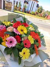 Букет цветов из:  Герберы #REPLACE_PRED# Шарыпово