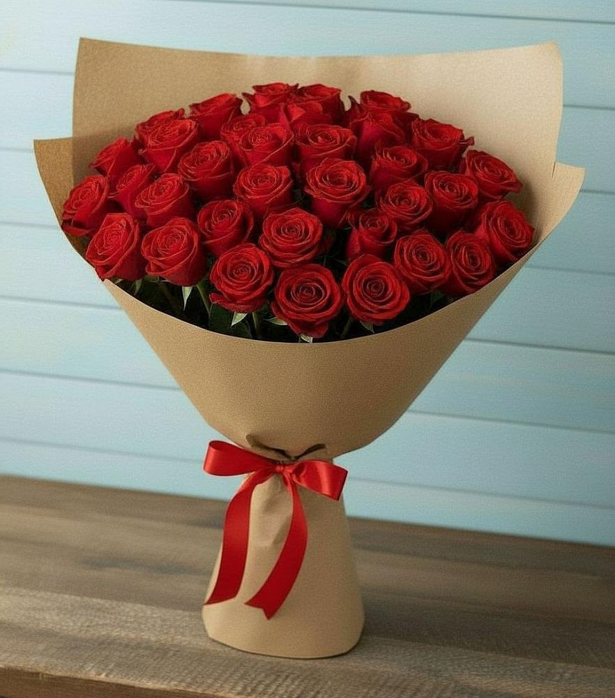 Букет Красные розы Милано в Шарыпово