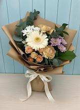 Букет цветов из:  Герберы и Хризантемы в Шарыпово