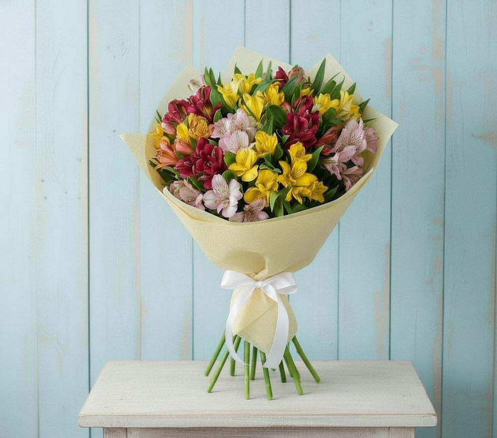 Букет цветов из: Альстромерии в Шарыпово