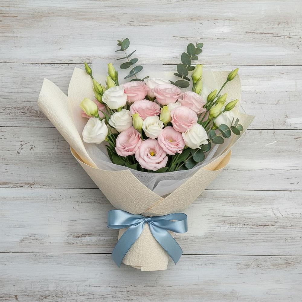 Букет цветов из: Лизиантусы в Шарыпово